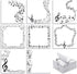 TaoBary 32 Pack 3 x 3 Inch Music Themed Sticky Notes, Funny Gift for Music Teacher Appreciation, Message Reminder Pads