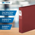 Premium Economy 1.5-Inch Binders, 3-Ring Colored Binder Notebooks, Pack of 6 for School, Office, Home, Burgundy