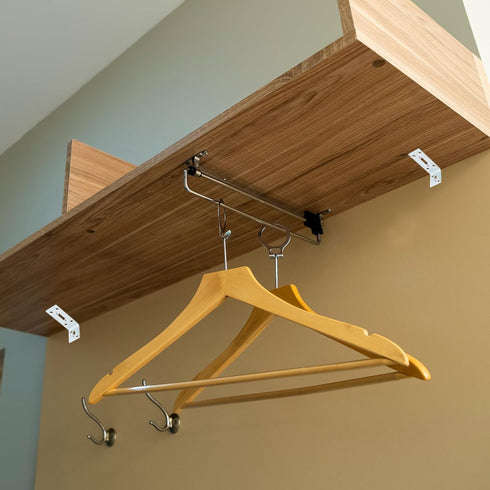 4 18/25" 2 PATIKIL Adjustable L Bracket with Slot, Pcs Floating Shelf Bracket Right Angle Corner Braces L-Shape Corner