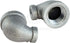 Everflow Supplies 1-1/2 x 1-1/4" 90 Degree Galvanized Malleable Iron Reducing Elbow