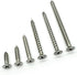 5 x 20mm Flat Head Phillips Drive Screws - Self Drilling 304 Stainless Steel Drywall Wood Screws (100Pcs)