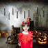 10 10.8" 6/18H Leejec Pcs of Floating Candles, Magic Wand Remote with Timer, Halloween Decorations, Hanging Flameless