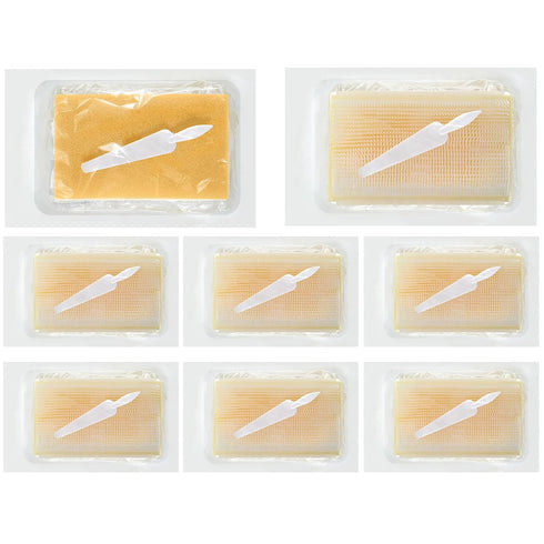 Reallnaive 6 Pcs Surgical Hand Scrub Brush with Sponge Disposable Double Sided Cleaning