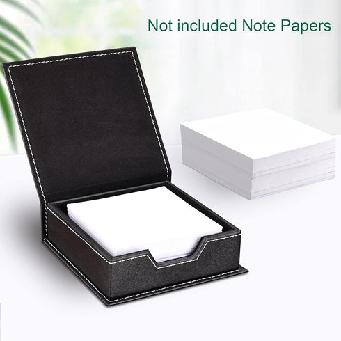 KINGFOM 5 PCS/SET Pu Leather Desk Organizer - File Holder Accessories, Magazine Storage Rack & Pen Holder