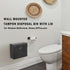 Bag,9.4x7.8x3.5 inches Sanitary Napkin Disposal Receptacle with Hygiene Disposal Bags and Trash Stainless Steel Wall