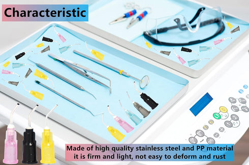 300 Pcs Bent Blunt Tip Dispensing Needles, Disposable Blunt Needle Tips for Oil or Glue Applicator