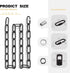 Arncmiv Golden,12 inch) Pendant Chain,Heavy Duty Chain for Light Fixture,Black Ceiling Light Fixture Extra Lighting