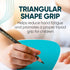 KOALA TOOLS Bear Claw Pencils 1-Pack (6 Pencils) - Thick, Triangular Grip, Graphite, 2B Lead with Eraser