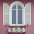 8 Pack 6.3 Inches Rainmae S Style Shutter Dogs Hardware, Decorative Shutter Dog Holders with Screws, External Shutters
