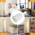 Beufee 2pcs Floor lampshade for Living Room, Reusable Paper Lamp LED Column Lmp Corner for Bdroom only lampshade