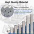 MroMax 50Pcs M3 x 4mm Flat Set Screw, 304 Stainless Steel Internal Hex Allen Head Drive Cup Point Set Screws