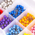 Yalis Push Pins 600-count Map Tacks Marking Pins, 1/8-Inch Plastic Beads Head, 10 Assorted Colors