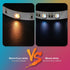 32.8FT 3000K 4 1 12V BTF-LIGHTING RGBW Bluetooth Music APP LED Strip Lights RGB+Warm White Colors in LED Color Changing