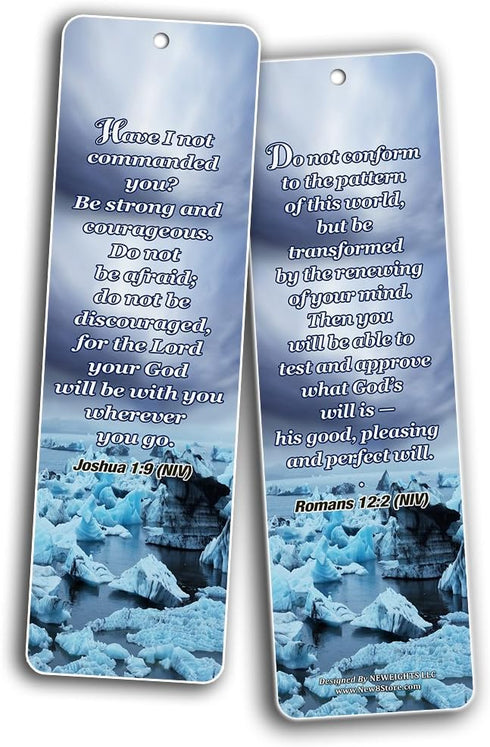 Most Highlighted Bible Scriptures Bookmarks Cards, NIV Version (12-Pack) - Inspirational Gifts for Bible Study