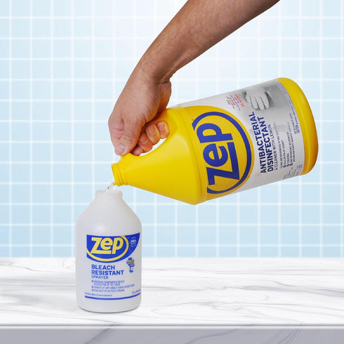 Commercial 1041688 1 Zep Antibacterial Disinfectant Cleaner with lemon , gal Bottle