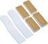 Cosmos Pack 2 of White Toilet Seat Pad Cover Lifter Lift Handle