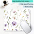 IMAYONDIA 9.5" 7.9" Computer Mouse Pads for Desk, Sage Green Floral Mouse Pad Small Square Computer Mousepad, x
