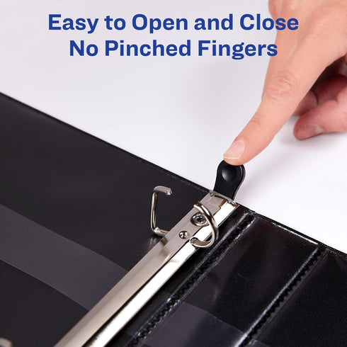 Avery Heavy-Duty View 3 Ring Binder (79811) - 3" One Touch EZD Rings, 1 Pacific Blue Binder