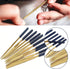 YAKAMOZ 10Pcs Titanium Diamond File Set, Fine Round Needle Files for Metal Wood Stone Glass Jewelry
