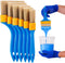 Chalk & Wax Paint Brush, 6PCS for Crafts, Walls & Furniture, Wax Brushes for Painting and Refinishing