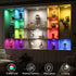 3000mAh Bulbs Dimmable, 12RGB+CCT Bulbs, E26 Bulbs Lamp(2 Pack) LABOREDUCER Battery Rechargeable Light Color Changing
