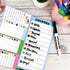 Mini Peek at the Week Planner Pad, Undated 52-week Daily Notepad, Tear-Off Pages, Priority Lists, Checklist Backer