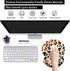 Mouse Pad with Wrist Support, Ergonomic Pain Relief, Comfortable Non-slip PU Base for Home Office Working Gaming,