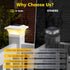 4 4 3000K 2 Pack) T-SUN Solar Post Cap Lights, Waterproof Outdoor Solar Powered Deck Fence Post Lights for X