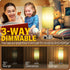 3 Dimmable Bulb Yarra-Decor Bedside Lamp with USB Port - Touch Control Table Lamp for Bedroom Way Nightstand Lamp