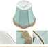 1pc(Green) Cream Colored Cloth Lampshade Retro Cloth Lampshade, Table Lamp Shade Floor Light Lamp Cover Drum Clip-On