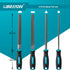Libraton 31PCs Metal File Set, Metal Files for Steel, 12 Needle Files with Case, Riffler File, Sandpapers