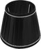 Pleated Table Lamp Shade Black Fabric with Rhinestones Soft Light Cover for