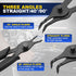 14PCS Set Set 45/90 0.038in 0.047in 0.070in 0.090in DASBET Snap Ring Pliers Heavy Duty Retaining Ring Pliers with Bent