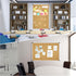 XBoard 36 x 24 Cork Bulletin Board, Notice Board with Aluminum Frame and Push Pins for Display