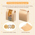 MOPKIUTR 30 Pack 14" 8.3" 3.5", (30 Pack) 30 Pack 14" 8.3" 3.5", Kraft Paper Bread Loaf Bags with Tin Tie Tab Lock
