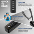 Cable Locks with Combination - 23.6 Inch Steel Small Cable Rope Locks with 4-Digit Combination, Resettable Code for