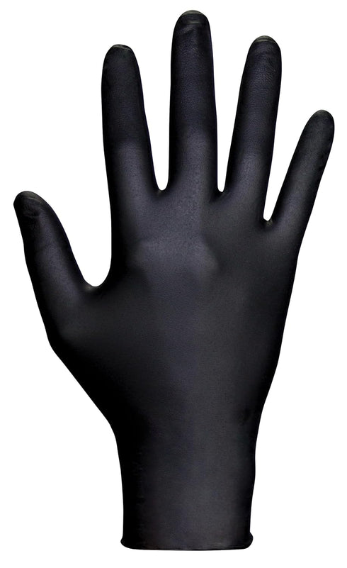 Raven Powder Free Disposable Nitrile Gloves | 7 Mil - Sm | Latex Free, Textured Grip, Chemical + Puncture Resistant |