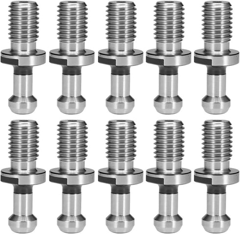 CAT40 45° Pull Stud Retention Knob, Fits HAAS CAT 40 CNC Tool Holder, 10-Pack for Various Machines