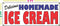 SuperSigns Delicious Homemade Ice Cream 2x5 Banner Sign