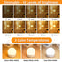 E12 4000mAh Bulb Dimmable, 3 Temperature+12 Bulbs 2 Pack TAIYALOO Rechargeable Lamps, Battery Backup with Remote