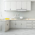 Matte Black Cabinet Pulls, Square Drawer Handles, 5 Pack 3-3/4 Inch Stainless Steel Kitchen Hardware, 96mm Hole Centers