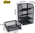 Mesh Desk Organizer, Multi-Functional Pen Holder, Pen Organizer for Desk, Desktop Stationary Organizer, Desktop Storage Rack for School Home Office Art Supplies by Jaugufiy