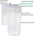 11W 800 3000K 1-Pack LIT-PaTH Dusk to Dawn Outdoor Wall Lantern, LED Jelly Jar Light, Lumens, Warm White, Aluminum