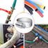 Selizo 40Pcs Hose Clamp, 7 Sizes Adjustable Pipe Tube Clamps, 304 Stainless Steel Hose Clips