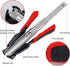 2500pcs Hog Ring Pliers Kit Automatic with Nails for Chicken Wire Fencing Fastening Clamp Fencing Tool C Ring Stapler