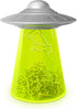 Genuine Fred UFO Paperclip Dispenser, Filing Saucer Holder with Cow Paperclips, Fun Space Themed Desktop Organizer