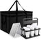 Cooler Insulated Food Delivery Bag & Drink Carrier with Hard Bottom, XXX-Large