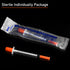 1ml Syringe with Needle, 1cc 30G 1/2 Inch, Individually Wrapped, Pack of 100