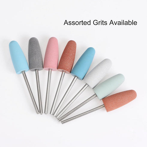 10pcs Rubber Polishing Bit, Silicone Buffing Wheels 2000 Grit for Electric Grinder Rotary Tool