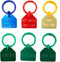 Plumber Tags - Stamped Variety Pack with 6 Tags: Main Water, Hot